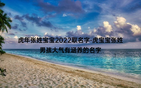 虎年张姓宝宝2022取名字-虎宝宝张姓男孩大气有涵养的名字