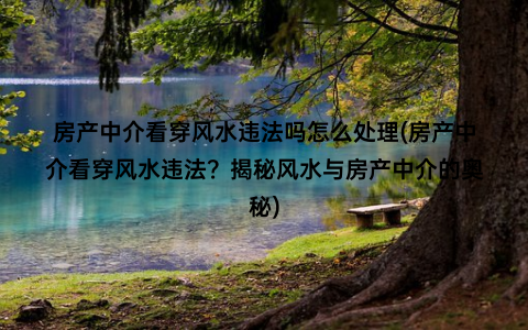 房产中介看穿风水违法吗怎么处理(房产中介看穿风水违法？揭秘风水与房产中介的奥秘)