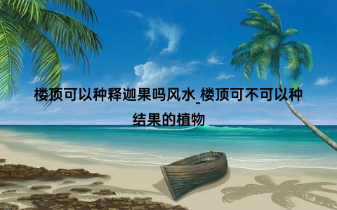 楼顶可以种释迦果吗风水_楼顶可不可以种结果的植物