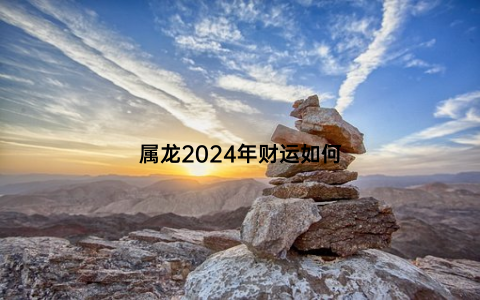 属龙2024年财运如何