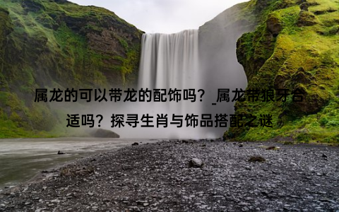 属龙的可以带龙的配饰吗？_属龙带狼牙合适吗？探寻生肖与饰品搭配之谜