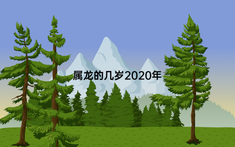 属龙的几岁2020年