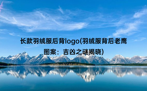 长款羽绒服后背logo(羽绒服背后老鹰图案：吉凶之谜揭晓)