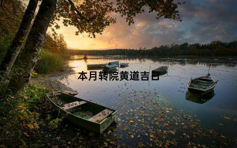 本月转院黄道吉日