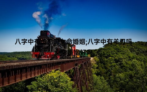 八字中有羊刃吗女命婚姻;八字中有羊刃吗女命婚姻好吗